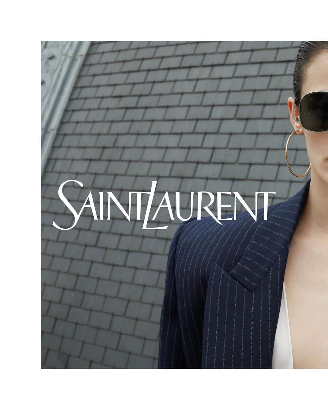 のインスタグラム：「Sihana - Winter 23 by Anthony Vaccarello Photographed by Juergen Teller  #YSL #YvesSaintLaurent #SaintLaurent #YSL51 @anthonyvaccarello」