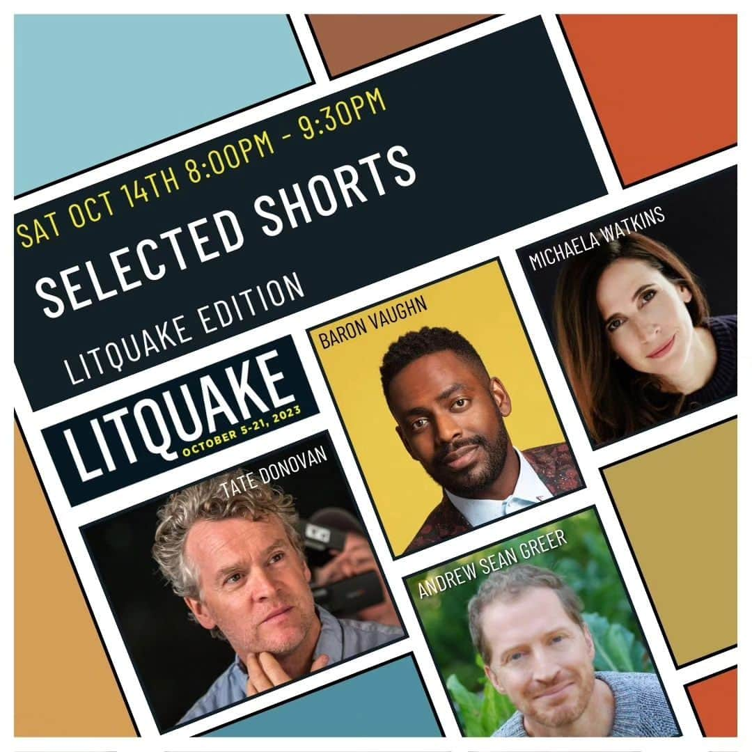 バロン・ヴォーンのインスタグラム：「SF! Doing this as part of @litquake. Join us for a fun evening of literary madness and bad-assedness.」