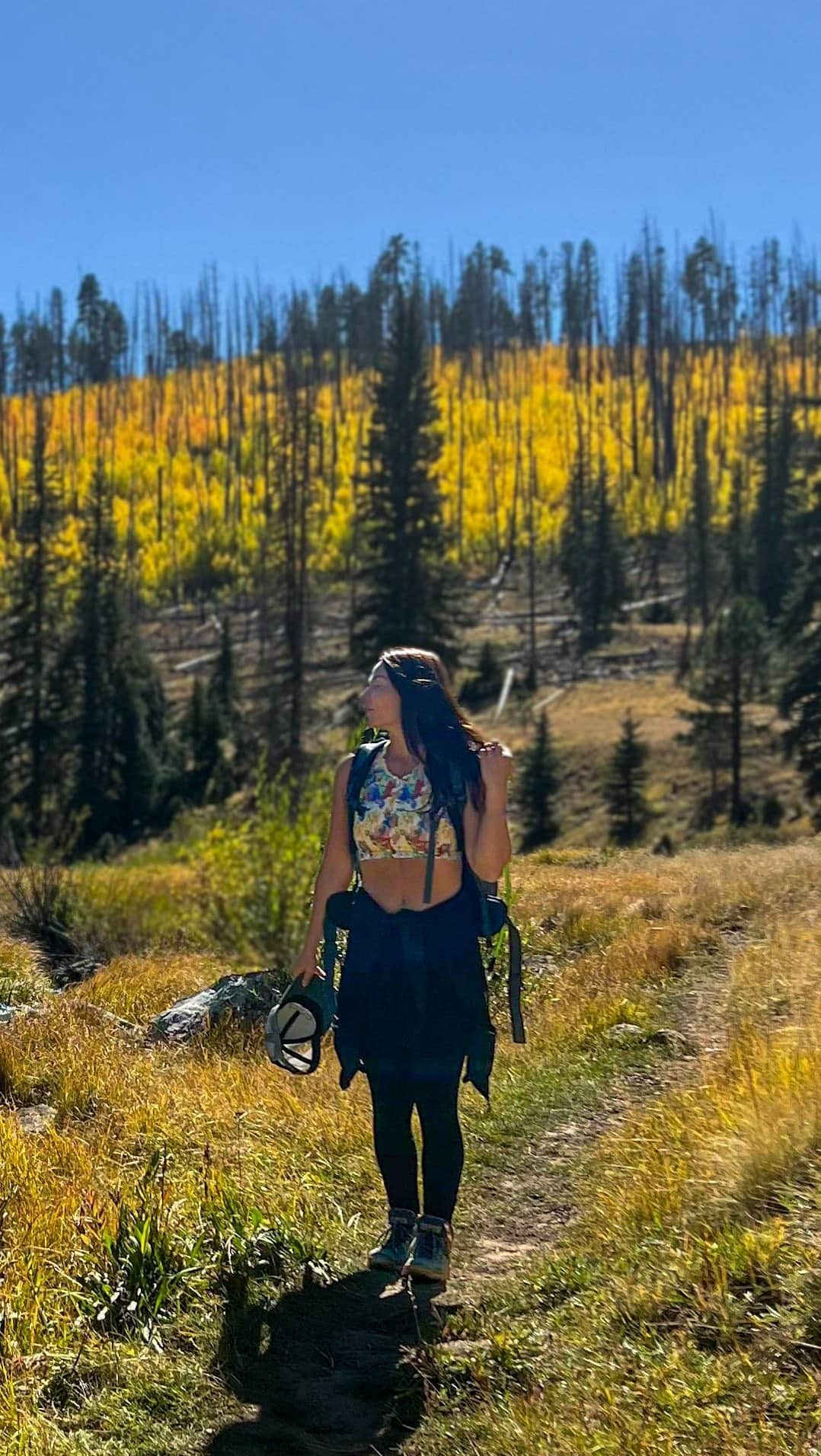 エマ（テニール・ダッシュウッド）のインスタグラム：「Nature was calling ☺️  Road-tripping through Arizona for a week! Hoping to see all kinds of wildlife and catch some fall colors while I’m at it 🥰」