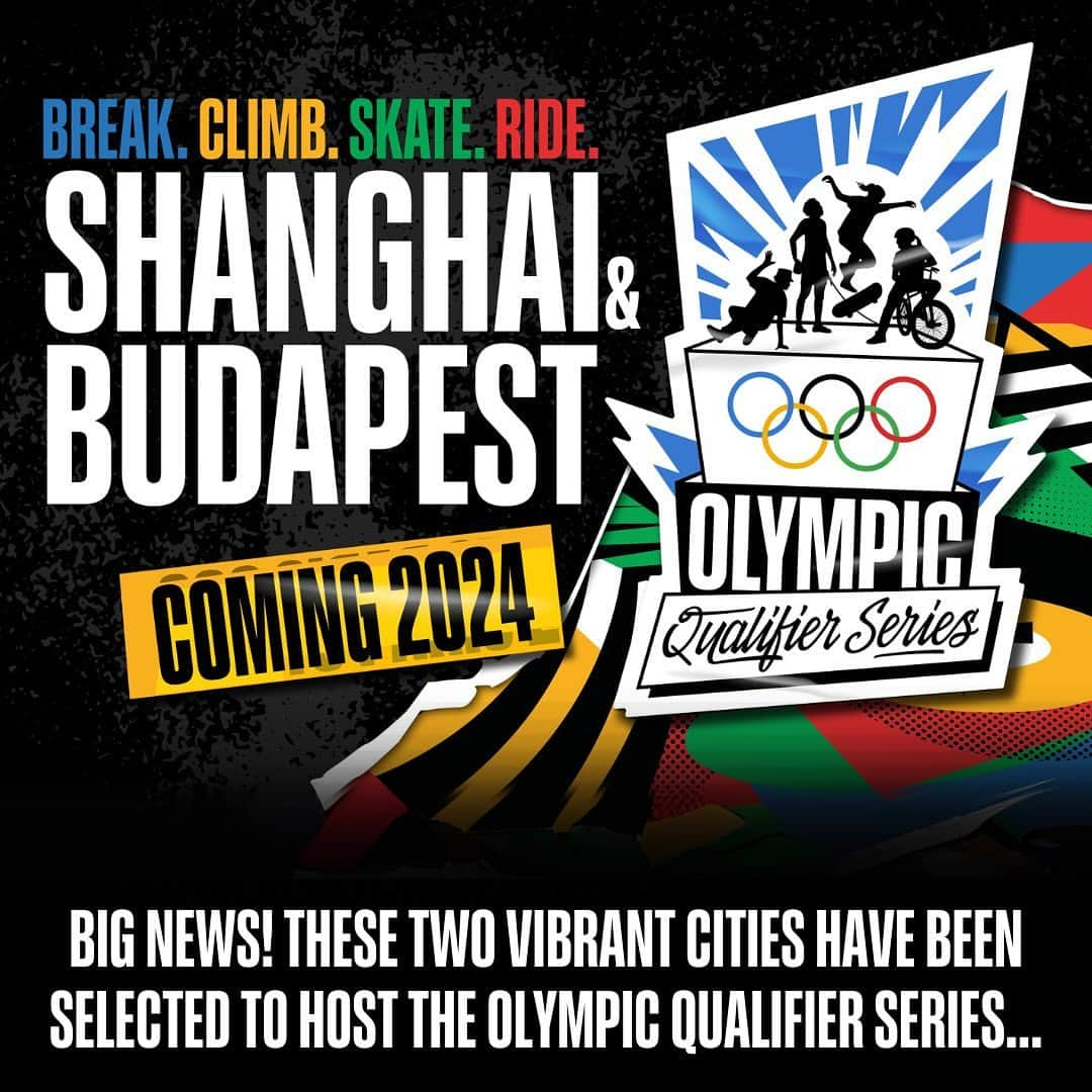 オリンピックのインスタグラム：「The ultimate stage for the Olympics is set.  Join us on the #RoadtoParis2024 with Shanghai and Budapest as hosts. 🌍🙌  #OlympicQualifierSeries #Paris2024 #Olympics #OlympicQualifiers」