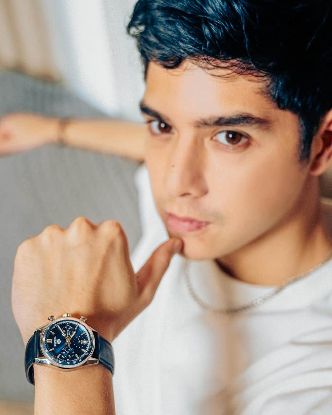 Al Ghazali Köhlerさんのインスタグラム写真 - (Al Ghazali KöhlerInstagram)「Lost in time, found in style. Embracing timeless elegance with my TAG Heuer Carrera Chronograph @intimestore @tagheuer #timeinternational #tagheuerindonesia」10月13日 13時17分 - alghazali7