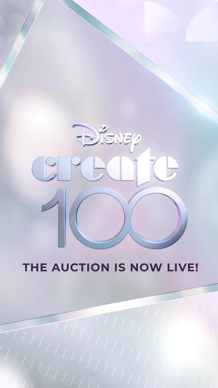 ミッキーマウスのインスタグラム：「To mark its 100th anniversary, Disney invited world-renowned creative visionaries to contribute a special piece or experience inspired by their personal connection to its stories and characters.   Between October 12th – 30th, 100 special contributions from this unique group of creators are being auctioned to raise funds for @makeawishamerica . Visit disney.com/disney100 to take part in the Disney Create 100 auction. #DisneyCreate100」