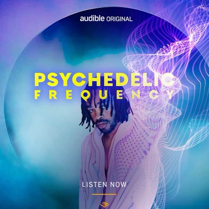 Maejorのインスタグラム：「Sound has the power to heal our body and mind, but what if it could also take us on our inward quest? In Psychedelic Frequency, an @audible Original, we have taken that journey to connect with fellow psychedelic travelers to expand our consciousness. Join me @natalielyla @jinglejared and many surprise guests we unravel the secrets of psychedelic therapy in Psychedelic Frequency, our second season @audioup x @audible Original podcast. At a time when we all need a little more love and good vibez we’ll take you on a global adventure, exploring the history and healing potential of psychedelics, breath-work, meditation and wellness. Take a tripp with us and let’s go on the greatest journey there is… The Journey Inward ♡」
