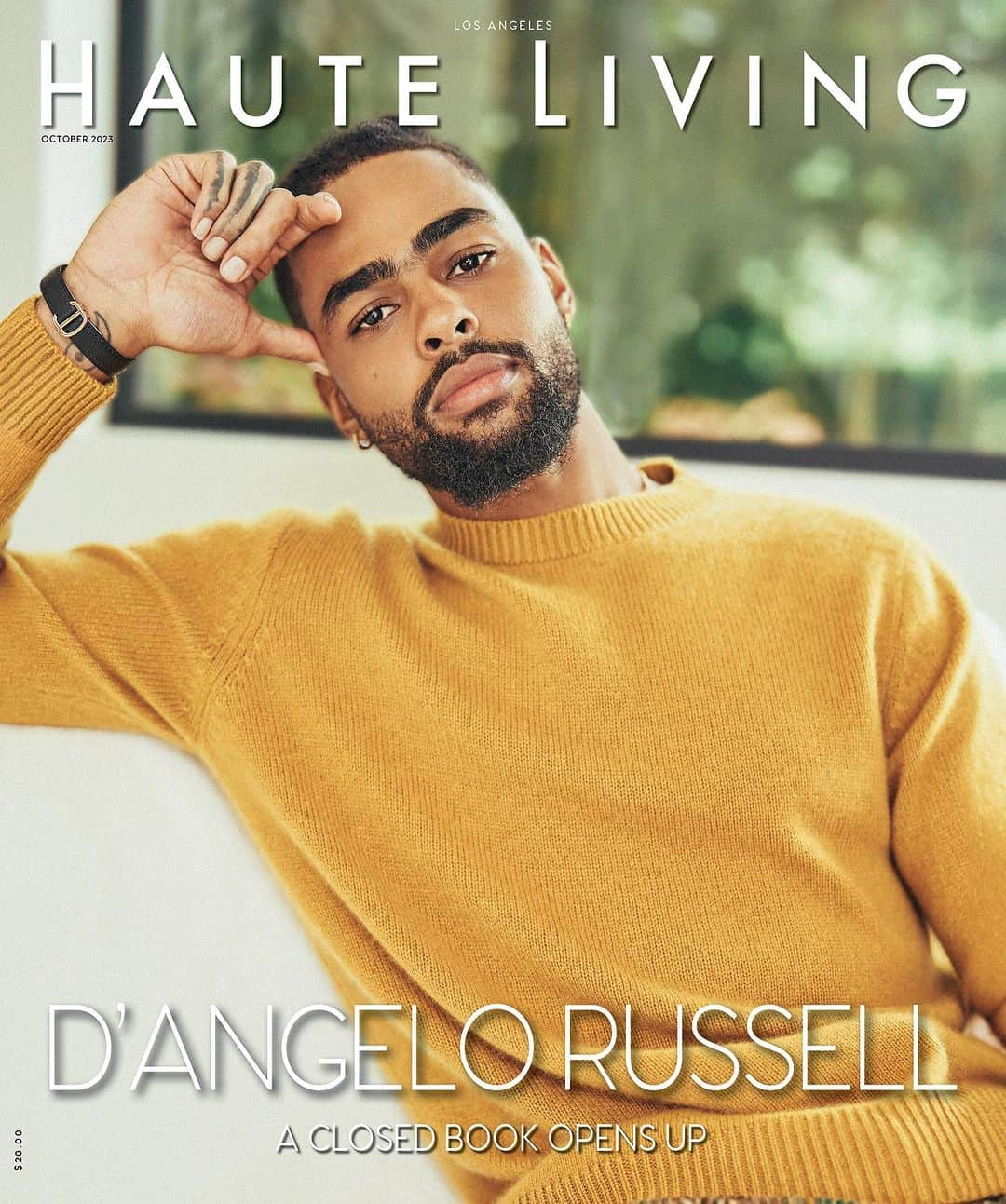 デアンジェロ・ラッセルのインスタグラム：「Unlocking D’Angelo Russell: We're thrilled to present a story of transformation, travel, and tenacity with our latest cover reveal! 🌟 From LA Lakers' silent strategist to a vocal visionary, @dloading shares his pursuits beyond the basketball court, his inspirations, and the revelations from a transformative journey this offseason with a few legends. 🏀 Celebrate the unveiling with us!   @laurainwonderland__ @markimage @makeupartistjuanita @browne.andrews @christinehongbeverlyhills   #dlorussell #nba #hauteliving #cover」