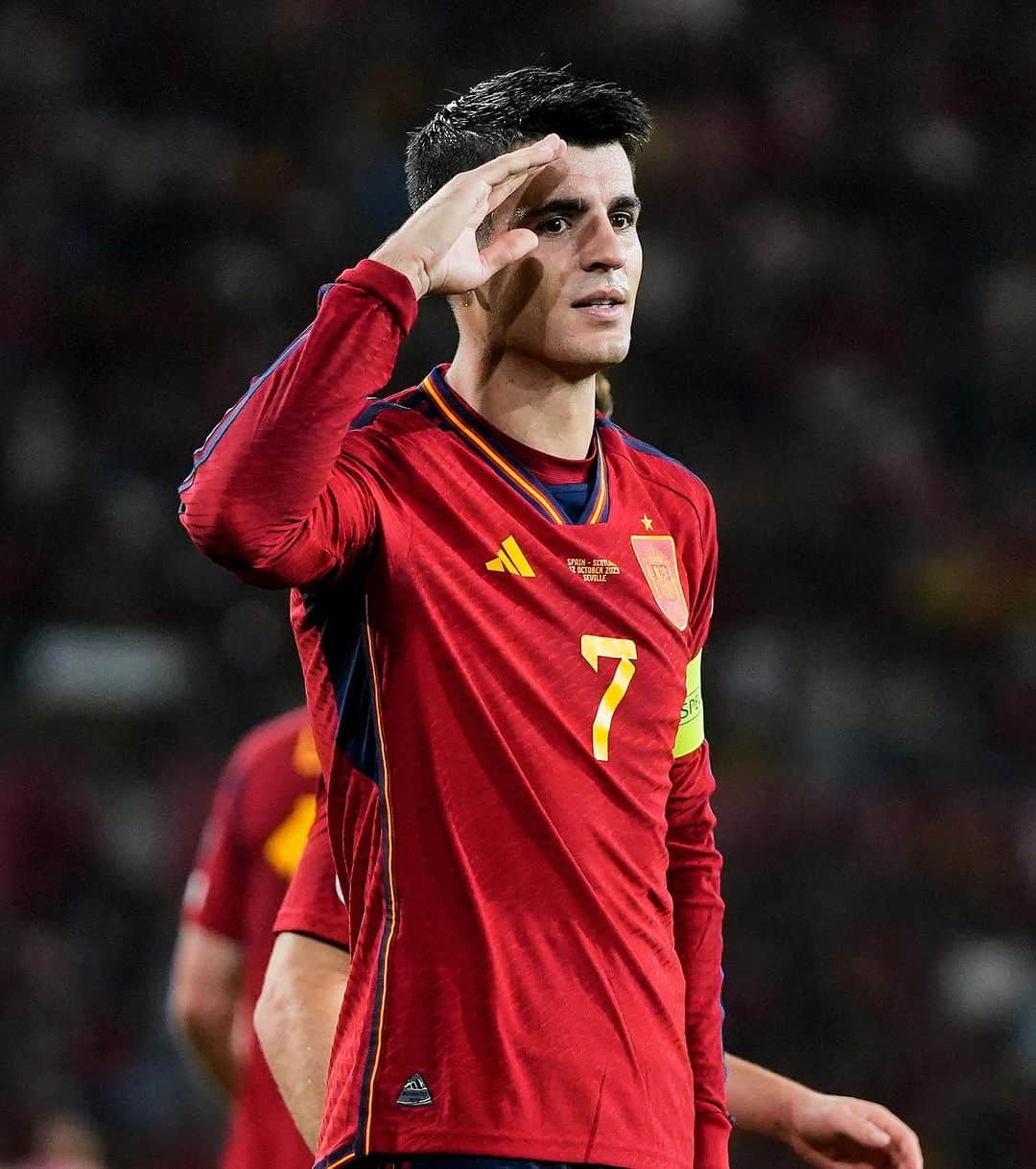 アルバロ・モラタのインスタグラム：「Viva España! 🇪🇸💪🏻 @sefutbol」