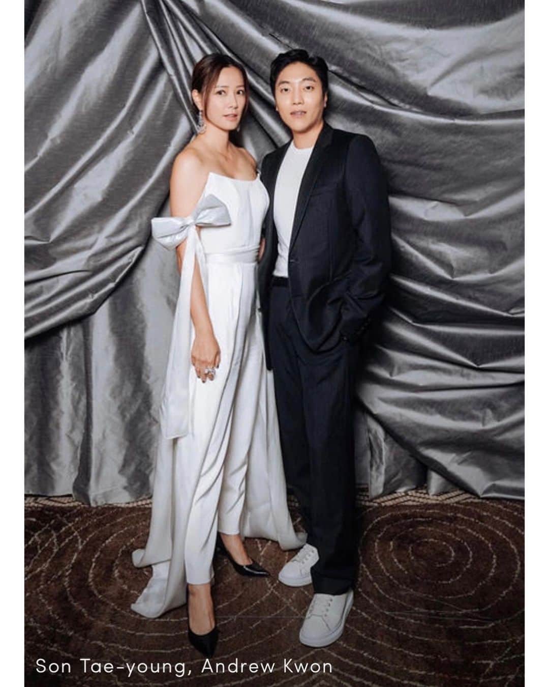 ソン・テヨンのインスタグラム：「: Andrew Kwon Evening Cocktail Celebration and Presentation: New York Bridal Fashion Week Fall 2023」