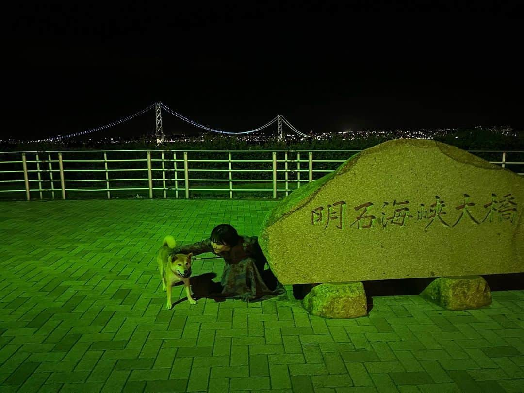 横道侑里のインスタグラム：「#明石海峡大橋」