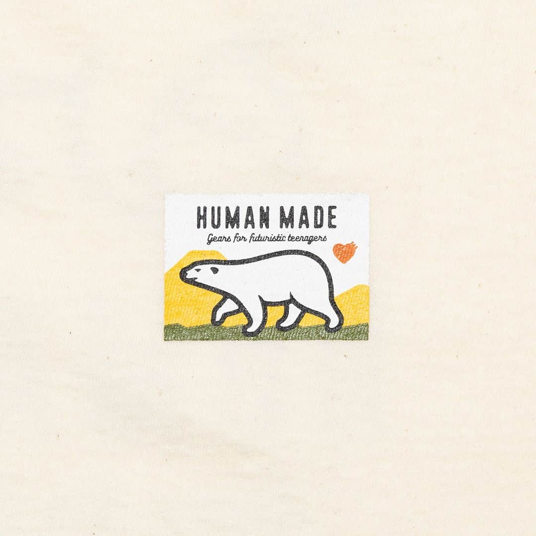 HUMAN MADEさんのインスタグラム写真 - (HUMAN MADEInstagram)「"WOOL BLENDED L/S T-SHIRT" is available at 14th October 11:00am (JST) at Human Made stores mentioned below.  10月14日AM11時より、"WOOL BLENDED L/S T-SHIRT” が HUMAN MADE のオンラインストア並びに下記の直営店舗にて発売となります。  [取り扱い直営店舗 - Available at these Human Made stores] ■ HUMAN MADE ONLINE STORE ■ HUMAN MADE OFFLINE STORE ■ HUMAN MADE HARAJUKU ■ HUMAN MADE SHIBUYA PARCO ■ HUMAN MADE 1928 ■ HUMAN MADE SHINSAIBASHI PARCO ■ HUMAN MADE SAPPORO  *在庫状況は各店舗までお問い合わせください。 *Please contact each store for stock status.  着心地のいいウールブレンド素材のロングスリーブシャツ。身幅広めのボックスシルエット。フロッキープリントで表現された、シロクマのアニマルグラフィックがバックスタイルを演出します。  Comfortable long sleeve T-shirt in a wool blend. The wide, boxy silhouette adds extra comfort, while the back is adorned with a flocky polar bear print.」10月13日 11時14分 - humanmade