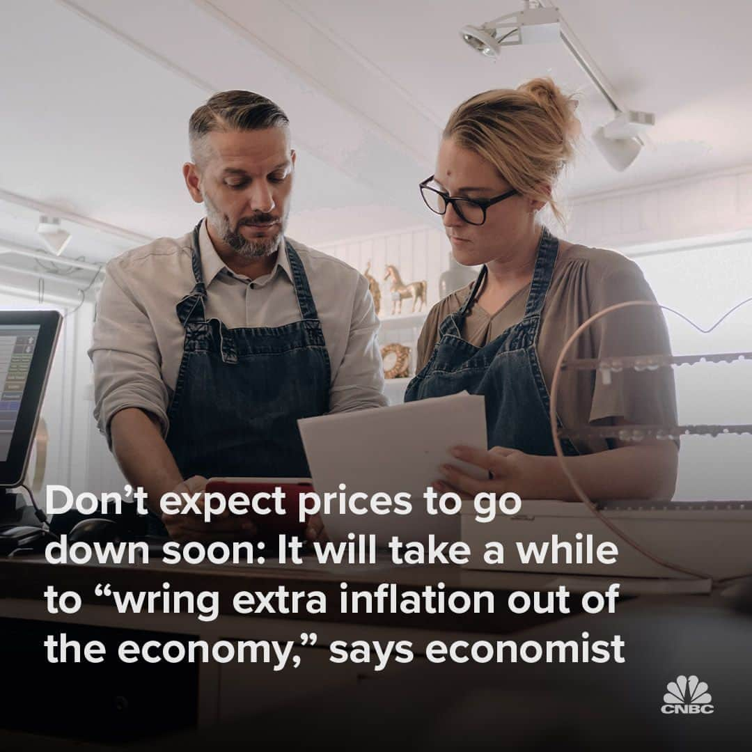 CNBCさんのインスタグラム写真 - (CNBCInstagram)「Inflation isn’t getting worse — but it’s still too high.   That’s the takeaway from the latest consumer price index report, which reveals that the cost of U.S. goods and services stayed flat in September with a year-over-year rate of 3.7%, the same as August.  Month over month, overall inflation increased 0.4% in September, and core inflation –  the measure of prices excluding volatile food and gas prices — posted a second consecutive monthly gain of 0.3%, which is roughly half the rate of inflation during summer 2022. That’s still a bit too high, based on the Fed’s target.  Details on why “it is going to be more difficult for the Fed to wring extra inflation out of the economy,” according to one economist – and what it means for your wallet – at the link in bio. (via @CNBCMakeIt)」10月13日 12時00分 - cnbc