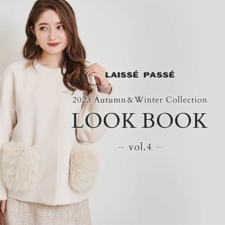 LAISSE PASSEのインスタグラム：「【LAISSE PASSE 2023 Autumn＆Winter Collection】   2023 Autumn＆Winter Collection-vol.4-のLOOK BOOK が公開♡ ⁡ LAISSE PASSEの11月発売の新作Winter Styleです✨   Pre Orderも同時スタート▶︎ ぜひcheckしてください😊🤍     ✦ご予約10％OFF開催✦   ・On-line store▶ 10/13(金)10：00～23(月)10：00 ・Shop▶ 10/13(金)～22(日) ※ご購入時に10％OFFとなります。（Shopは発売日より2週間後までのお買い上げに限ります。） ※詳しくは各店staffまでお問合せください。   有楽町マルイ店では一部サンプル展示も行います。 ぜひお近くの際はお立ち寄りください🤍 ⁡ ⁡ ⁡ ⁡ ⁡ #レッセパッセ #laissepasse  #laissepasseonlinestore #レッセパッセオンラインストア #新作 #ワンピース #ワンピースコーデ #スカート #スカートコーデ #プリントスカート #花柄 #ニット #ニットコーデ #アウター #アウターコーデ #コート #コートコーデ #お出かけ #お出かけコーデ  #オフスタイル #お仕事スタイル #お仕事コーデ #通勤 #通勤コーデ  #秋冬コーデ #冬コーデ #新作 #プレオーダー #2023aw @tiffanyharuka」