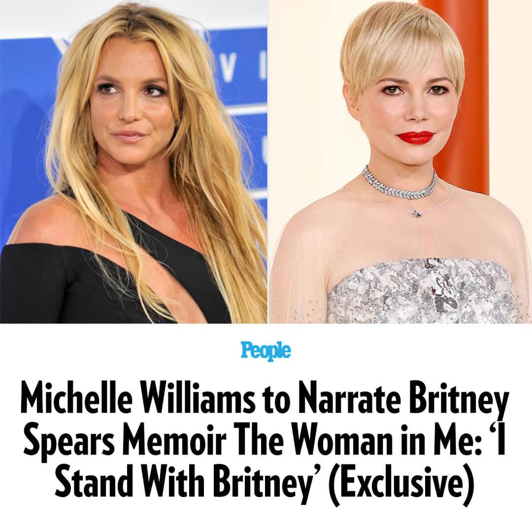 People Magazineさんのインスタグラム写真 - (People MagazineInstagram)「Michelle Williams has Britney Spears' back.  The five-time Oscar-nominated actress will narrate the audio edition of The Woman in Me, Spears’ upcoming memoir, PEOPLE can exclusively confirm. The pop icon will record an introduction to the audiobook, while Williams will lend her voice to the rest.  "This book has been a labor of love and all the emotions that come with it,” Spears says in a statement shared with PEOPLE. “Reliving everything has been exciting, heart-wrenching, and emotional, to say the least. For those reasons, I will only be reading a small part of my audiobook.” Tap the link in bio for the full story. 📷: Getty Images」10月13日 22時36分 - people