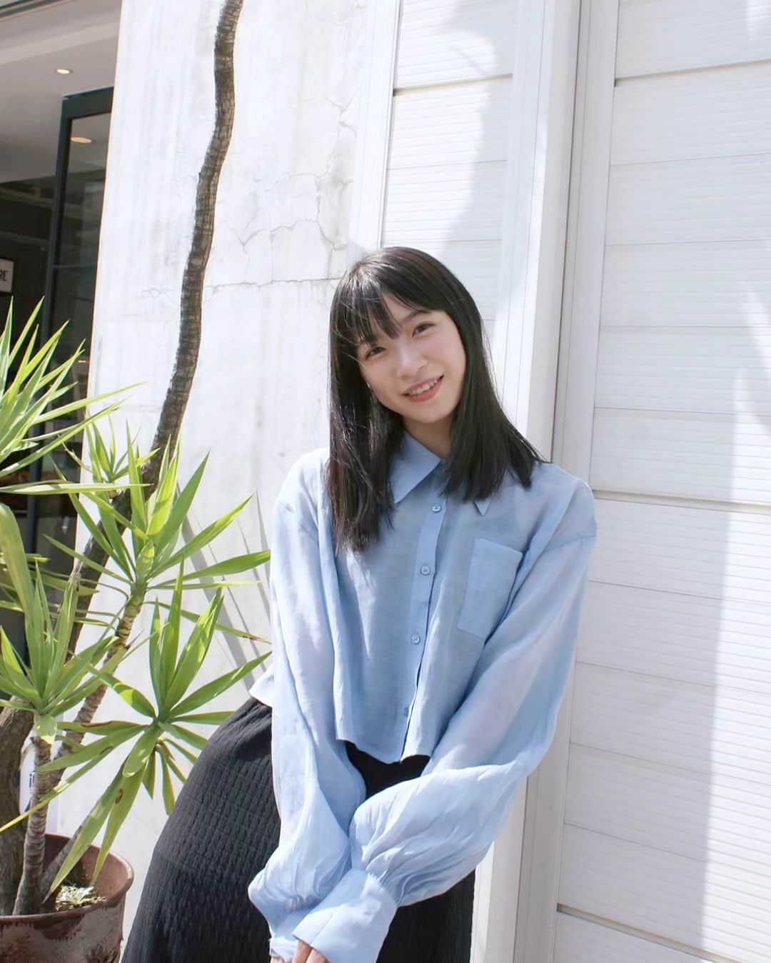 熊井戸花のインスタグラム：「このシースルーのトップス袖の形が可愛くてお気に入り🥲🫶🏻⁡ ⁡⁡ ⁡ #熊井戸花 ⁡ ⁡ #おはなちゃん ⁡ ⁡ #17歳 ⁡ ⁡ #テンカラット ⁡ ⁡ #テンカラットプリューム」