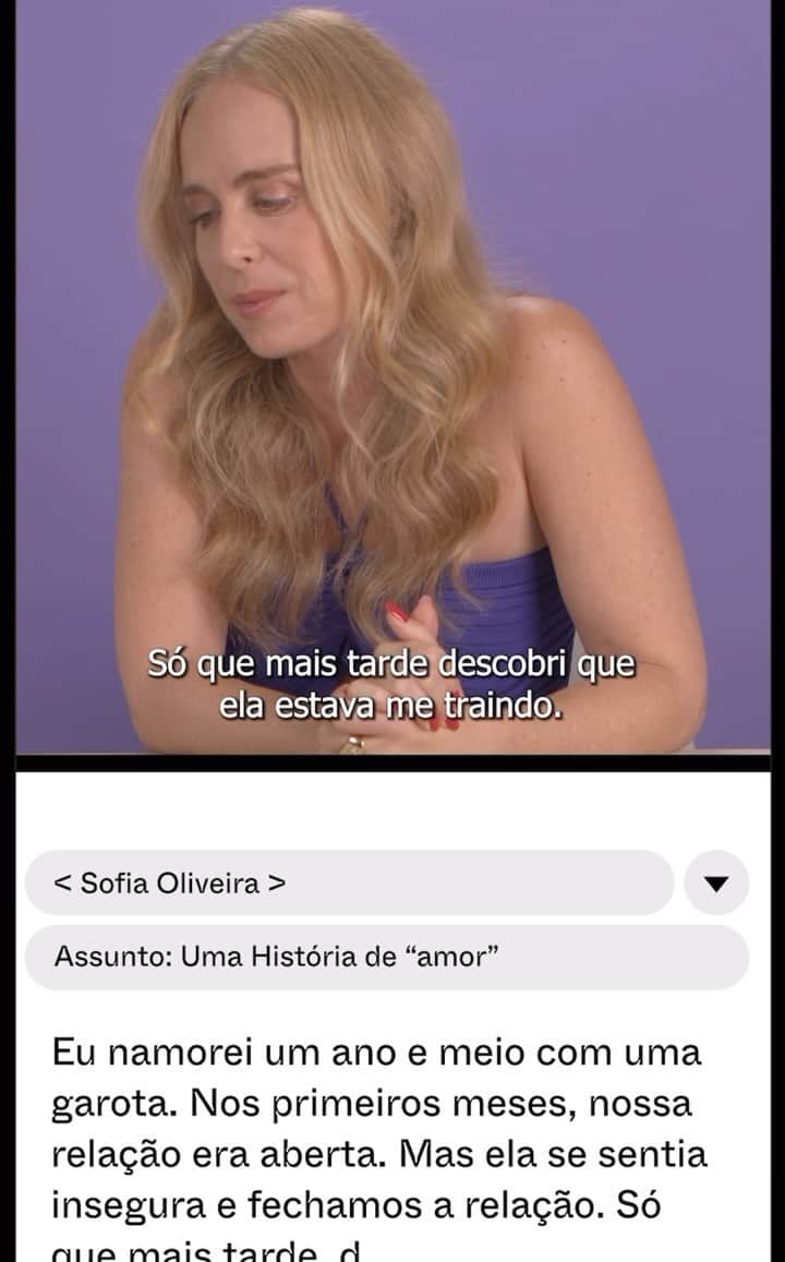アンジェリカのインスタグラム：「Mas a verdade é que mesmo pra quem não quer abrir a relação a não monogamia tem muito a ensinar. Já assistiram o Mina Inbox da semana? Me contem aqui nos comentários o que acharam!」