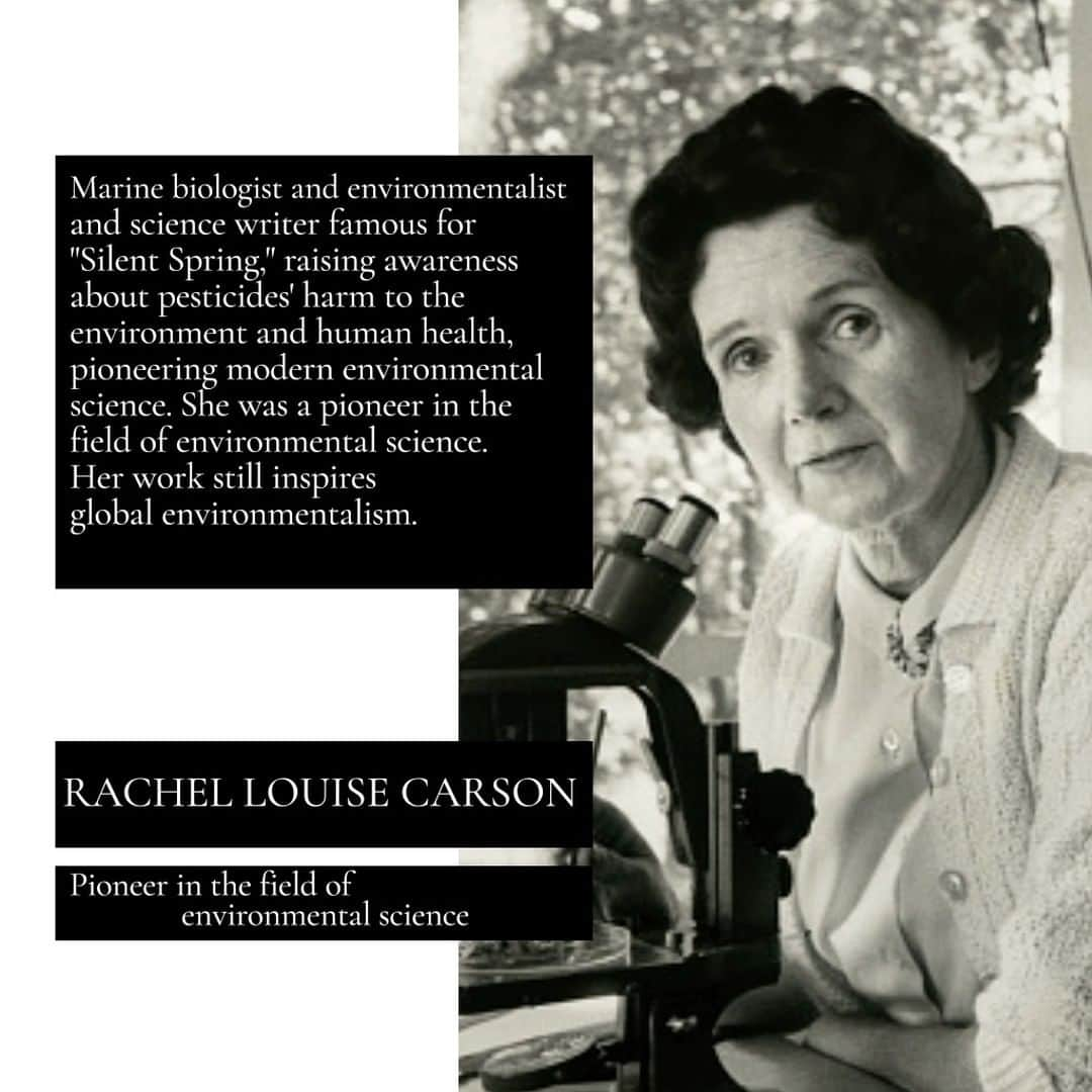 ベダ&カンパニーのインスタグラム：「Rachel Louise Carson, a pioneer in environmental science. Her groundbreaking work in marine biology and her iconic book, "Silent Spring," ignited the modern environmental movement. 🌍✨  "Contemplating the beauty of the Earth, we discover enduring strength that outlasts life itself." - Rachel Louise Carson  Bedat & Cº proudly supports women who, like Carson, have made lasting contributions to our world. 🌿💪 #bedatandco #womenofcharacter #women #RachelCarson #EnvironmentalPioneer #ConservationLegacy #ProtectOurPlanet #WomenInScience #womenglassceilingbreakers」