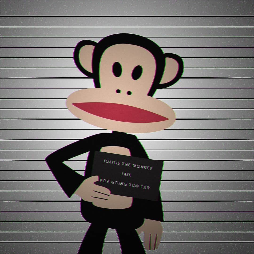 ポールフランクのインスタグラム：「ALERT: Planned Pines - DANGER Proceed with EXTREME CAUTION until further notice: SUSPECT NAME/JULIUS is on the loose.」
