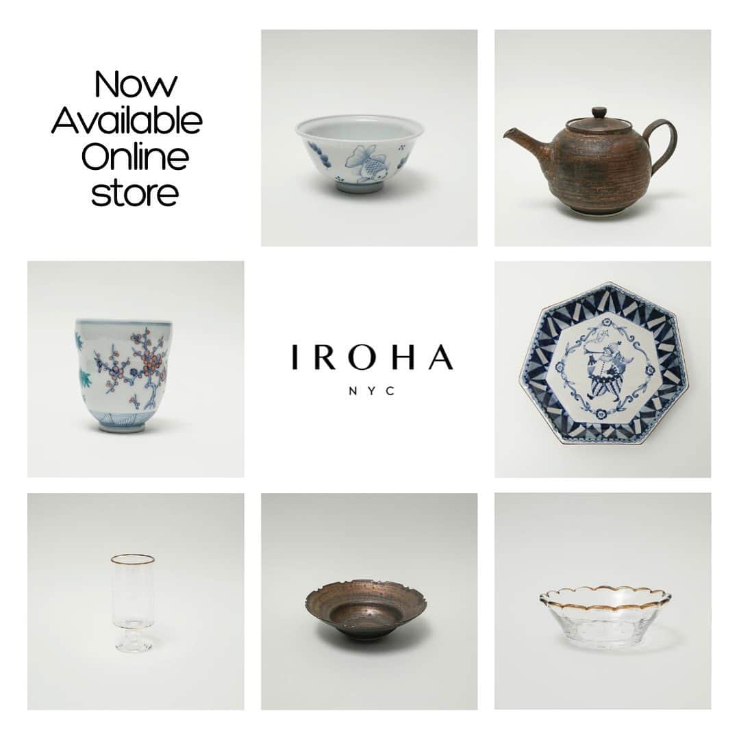 大塚良子のインスタグラム：「IROHA NYC ONLINE STORE  Now available @irohanyc   昨日よりIROHA オンラインストアをオープンしてます 今後はコラボ企画やテーブルコーディネート、 レシピ紹介などのコンテンツも充実させていく予定です。 作家さんも少しずつ増えていくので 是非ご覧になって下さい♡  IROHA was born of a desire to bring expertly curated arts and crafts from Japan that you will bring joy to your everyday life.  ​ The more time we spent living abroad, the more we realized the wonder of Japanese craftsmanship. We were reminded of the quality of the tableware, its breathtaking delicacy and creativity, the brilliance of the artwork and the rich aesthetic sense that comes from appreciating the beauty of imperfection.  In Japan, there is a close and personal relationship between vessels and people. In both our daily lives and special traditions such as our tea ceremony, we cherish the tea, the art and the bowl which come together to give joy. We preserve these gifts from childhood and like life, find beauty in the Imperfections, like the gold-plated porcelain we call Kintsugi.    We would like to share this joy and heartwarming feeling with New Yorkers and the world beyond and convey the spirit of cherishing and using these personal treasures for a lifetime.This is our mission.」