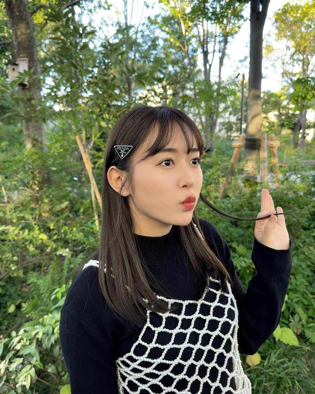 多田愛佳さんのインスタグラム写真 - (多田愛佳Instagram)「髪色変えたよ〜💕 秋らしくオリーブとベージュを混ぜたような色にしてもらいました💚🤎 また色が抜ける過程を楽しめるように作ってもらったから楽しみ☺️ @votan_joui ありがとうございます！」10月13日 23時20分 - lovetannnnnn