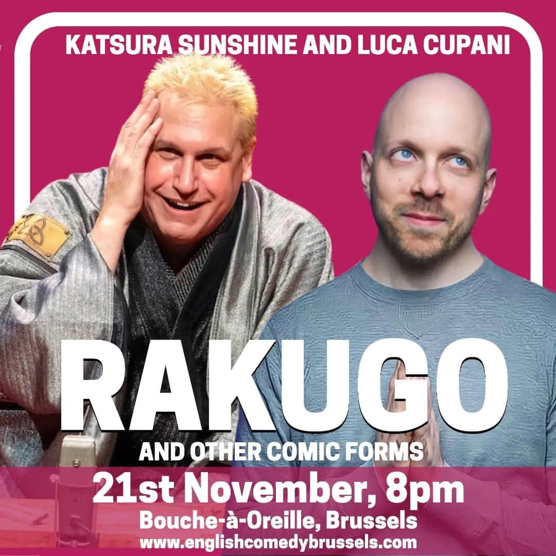桂三輝のインスタグラム：「🚨 Brussels, save the date! 🚨  Rakugo and Stand-up in the same night, in English! I'll be sharing the stage with the amazing @katsurasunshine (all the way from Japan, via Broadway!!), it will be unique and fun 😊  See you on the 21st of November in the heart of Europe! 🇪🇺🇧🇪  Link to tickets in bio ➡️  @brusselscomedy  #katsurasunshine #rakugo #rakugoinenglish #standupcomedy #comedylive #brussels #englishcomedybrussels #lucacupani #tokyo #broadway #westend」