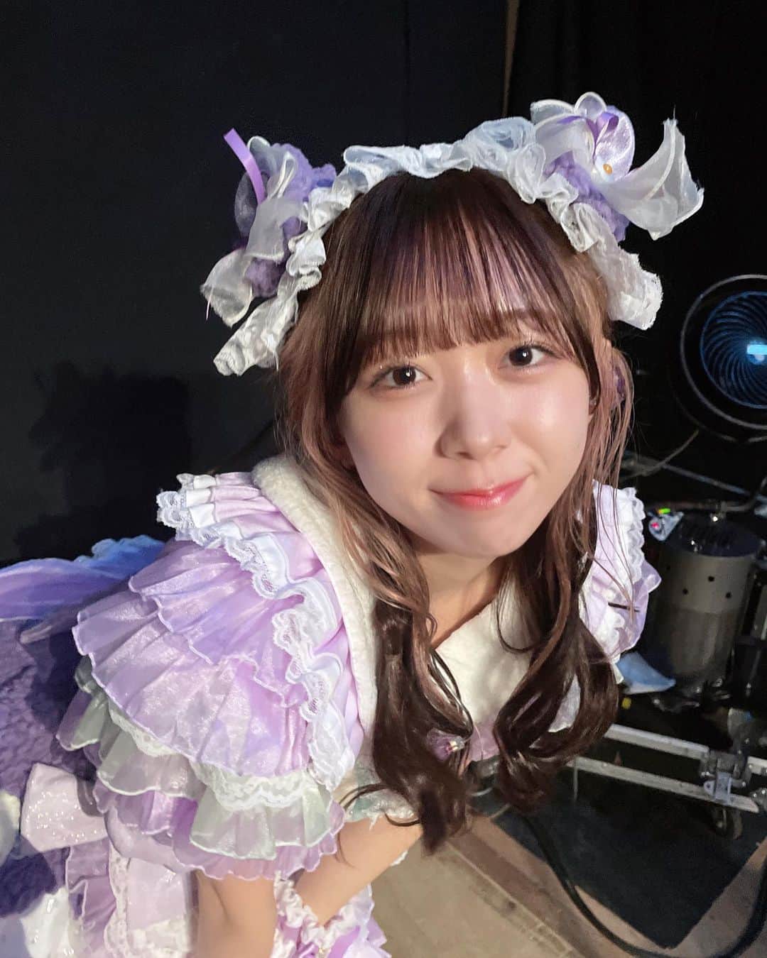 松田美里のインスタグラム：「アイドルモード🕹 この日初めてする髪型だた」