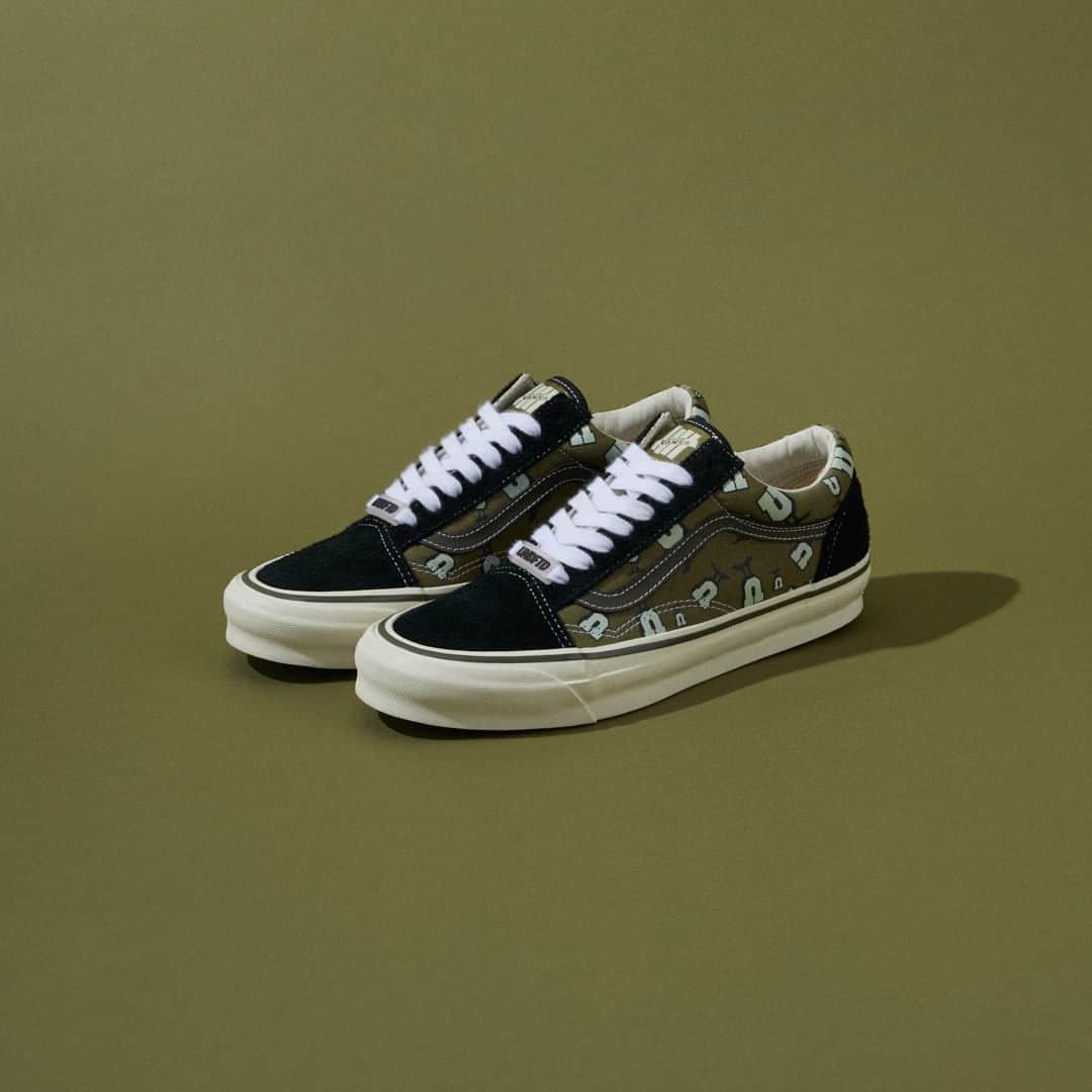 UNDFTDのインスタグラム：「UNDEFEATED x Vault by Vans OG Old Skool LX U-Man ‘Grasshopper’  Available now, exclusively at all UNDEFEATED Chapter Stores and Undefeated.com  Shipping internationally, excluding Japan, China and Korea」