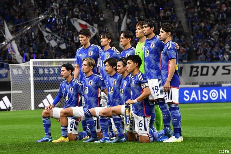 日本サッカー協会さんのインスタグラム写真 - (日本サッカー協会Instagram)「. 🔹SAMURAI BLUE🔹  #田中碧 の2ゴール、#中村敬斗 のゴールなど4-1で快勝⚽✨ #SAMURAIBLUE は17(火)に行われるチュニジア戦へ準備を進めます🇹🇳 応援をよろしくお願いします📣  ⚔️NEXT MATCH⚔️ 🏆#キリンチャレンジカップ 2023 🗓️10.17(火) ⌚️19:10(🇯🇵) 🆚チュニジア代表🇹🇳 🏟ノエビアスタジアム神戸(兵庫) 📺#フジテレビ 系列 📱#TVer  詳しい試合情報はプロフィールのJFA公式サイト『JFA.jp』から✍️  #夢への勇気を #jfa #daihyo #サッカー日本代表  #サッカー #soccer #football #⚽️」10月13日 23時56分 - japanfootballassociation