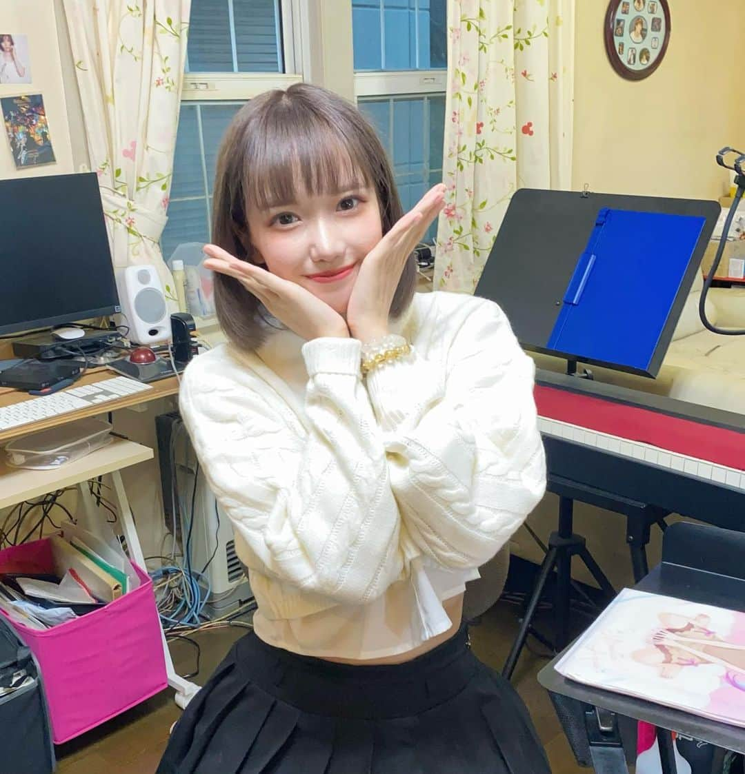 小坂明子のインスタグラム：「可愛いのが似合うって何。かのちゃん。 Star★Shiμ'ne!!!」