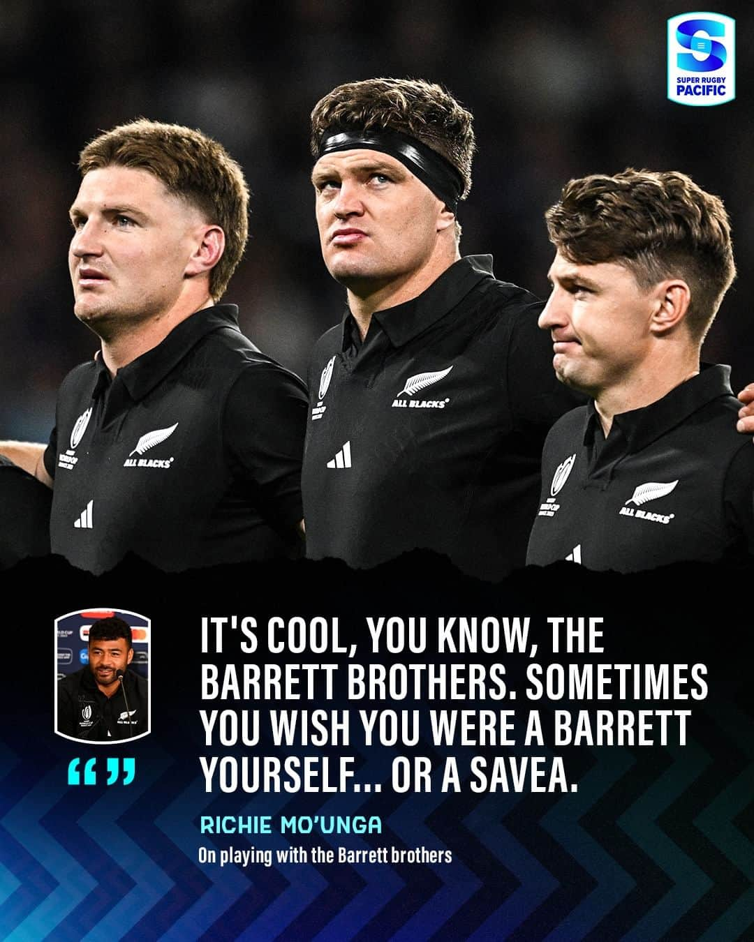 Super Rugbyのインスタグラム：「Band of brothers 💪  #SuperRugbyPacific #RWC2023」