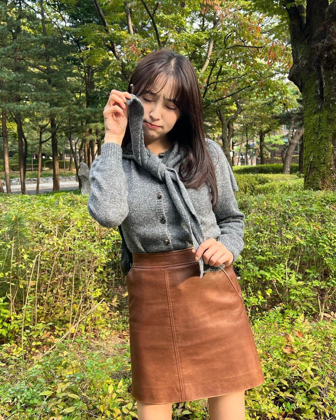 ジャング・ウネ・サングのインスタグラム：「가을을 열심히 즐기는중 🍂」