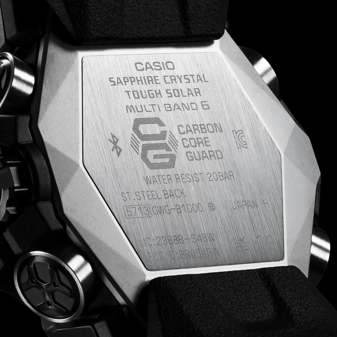 G-SHOCKさんのインスタグラム写真 - (G-SHOCKInstagram)「MUDMASTER GWG-B1000  金属パーツによる強固な外装で高い耐久性と装着性を実現したMASTER OF G MUDMASTERのフラッグシップモデル「GWG-B1000」が新登場。  異素材のパーツを組み合わせたガード構造を新たに開発し、最先端の技術で加工・成形。複雑な造形を精密に仕上げました。ケースとベゼルの一部、バンドにはバイオマスプラスチックを採用。自然環境にも配慮したモデルです。  Enjoy both fearless adventure and a comfortable fit with this tough and rugged MASTER OF G MUDMASTER flagship timepiece. This watch delivers outstanding durability with a robust exterior incorporating a guarding structure built with metal components.  The use of bio-based resins for the case, some bezel components, and the band make for a watch that demonstrates the MUDMASTER commitment to the environment.  GWG-B1000-1AJF  #g_shock #masterofg #mudmaster #gwgb1000 #mudresist #watchoftheday #防塵 #防泥 #腕時計 #腕時計魂 #腕時計くら部 #今日の腕時計 #腕時計コーデ」10月13日 17時00分 - gshock_jp