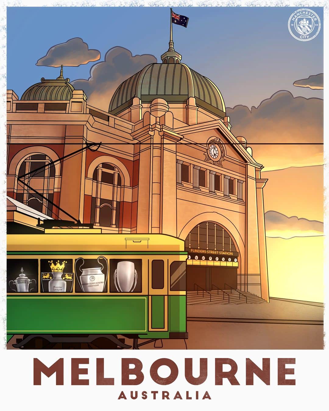 マンチェスター・シティFCさんのインスタグラム写真 - (マンチェスター・シティFCInstagram)「Our next Australian stop on the #TrebleTrophyTour! 🏆🇦🇺  Melbourne 📍」10月13日 16時58分 - mancity