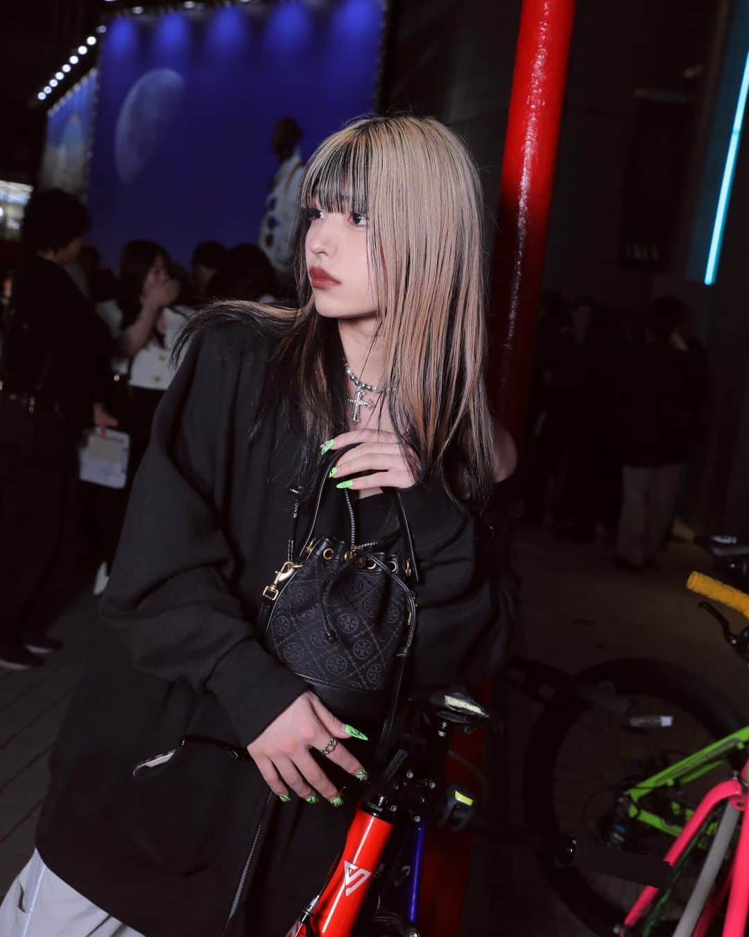 ぎんしゃむのインスタグラム：「Tory Burch👜🖤  @toryburch　#Toryburch　#Tmonogram　#トリーバーチ　#PR」