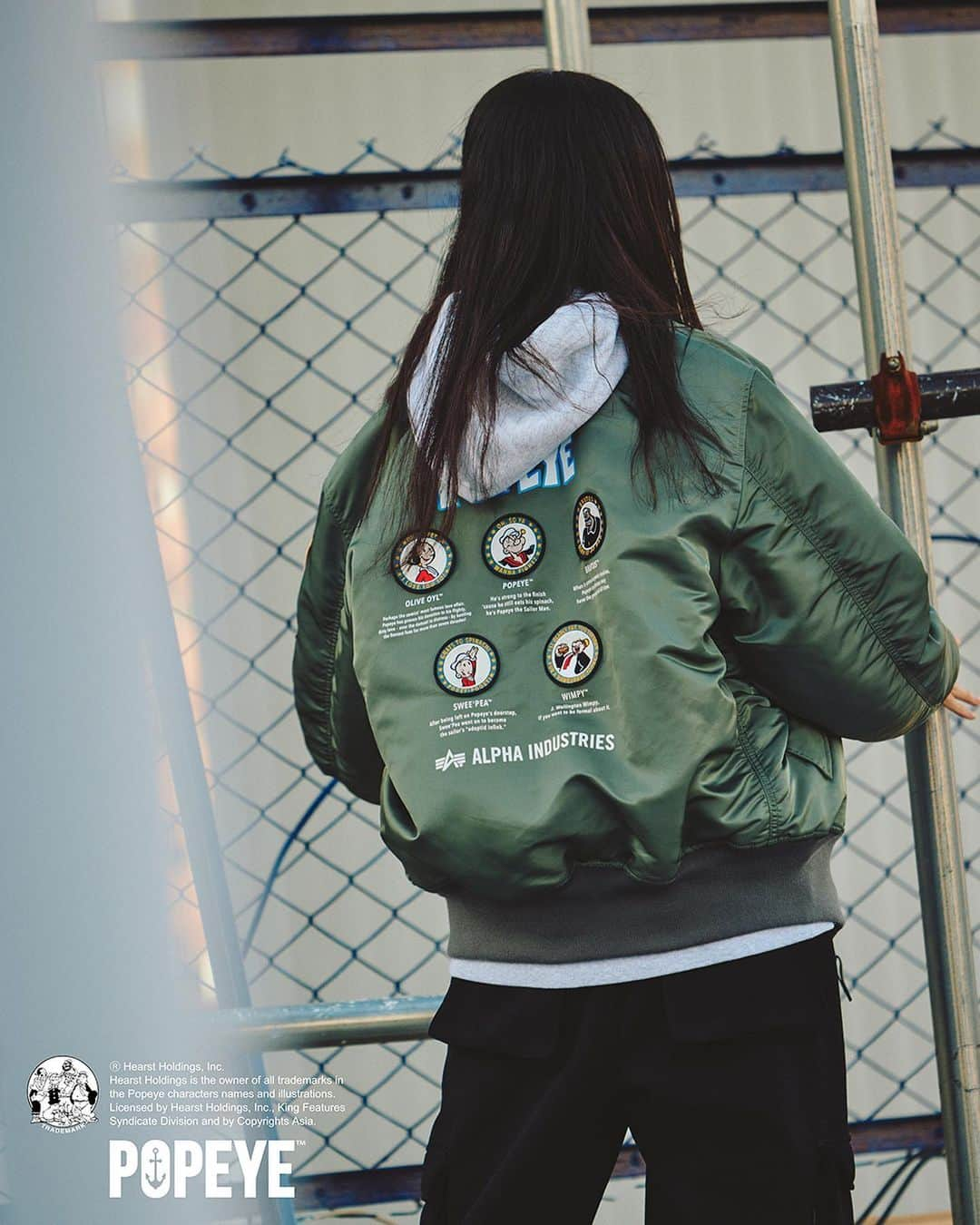 ALPHA INDUSTRIES JAPANさんのインスタグラム写真 - (ALPHA INDUSTRIES JAPANInstagram)「アメリカンコミックから誕生した人気キャラクター、”POPEYE™”とのコラボレーション企画。 定番人気のUSスペックMA-1をベースに、背面には複数のキャラクターワッペンを使用。 裏地は、定番MA-1同様のオレンジカラーにPOPEYE™のコミックグラフィックがポイント！ 胸元のALPHAブランドロゴワッペンのみ取り外し可能。  #alpha_industries_japan  #alpha_industries  #ALPHAINDUSTRIES #ALPHA #ALPHASHOP #MA1　   #streetsnap #ファッションスナップ #military #fashion #outfitpost #ALPHA渋谷店 #アルファインダストリーズ #ミリタリー  #ミリタリーコーデ #ストリートファッション  #アメカジ  #アメコミ #ポパイ #POPEYE #パーカー #カーゴパンツ #カーゴパンツコーデ #秋コーデ #カジュアルファッション」10月13日 17時36分 - alpha_industries_japan