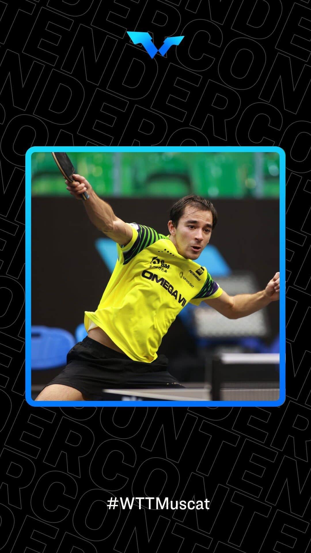 ウーゴ・カルデラノのインスタグラム：「Joao put up a good fight, but Hugo overcame his advances to enter the #WTTMuscat Semifinal 💪  #WTTContender Muscat will be back at 2pm (GMT +4) 👉 youtube.com/WTTGlobal  #TableTennis #PingPong」