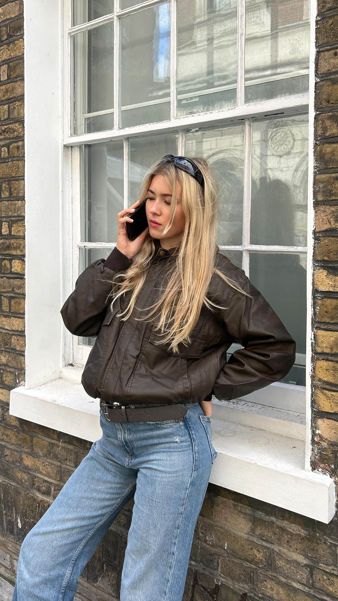 Subduedのインスタグラム：「@honor_lamberty tells us all about why our vegan leather bomber jacket is her favorite this season🍂🤎🍁🎃🥜🫶🏼#subdued #subduedcommunity #subduedgirls」