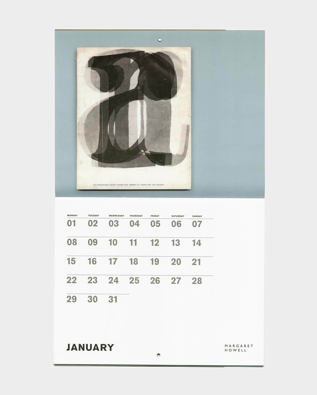 Margaret Howellさんのインスタグラム写真 - (Margaret HowellInstagram)「CALENDAR 2024   THE ARCHITECTURAL REVIEW COVERS  1961 – 1979    The Calendar 2024 features a selection of original covers, chosen by Margaret Howell.    The covers highlight the AR’s use of typography and layout, which leveraged the full range of graphic and print tools at its disposal - photographs, drawings, sketches, collage, typefaces, inks and paper stocks - to elegantly dissect and disseminate all aspects of architecture.   ‘The bold creative graphics of The Architectural Review covers from this period are still as strong and exciting today as when first introduced. It is not surprising the magazine has become a collector’s item.’  – Margaret Howell  Available in our shops and online.   #MargaretHowell #TheArchitecturalReview @thearchitecturalreview」10月14日 0時11分 - margarethowellltd