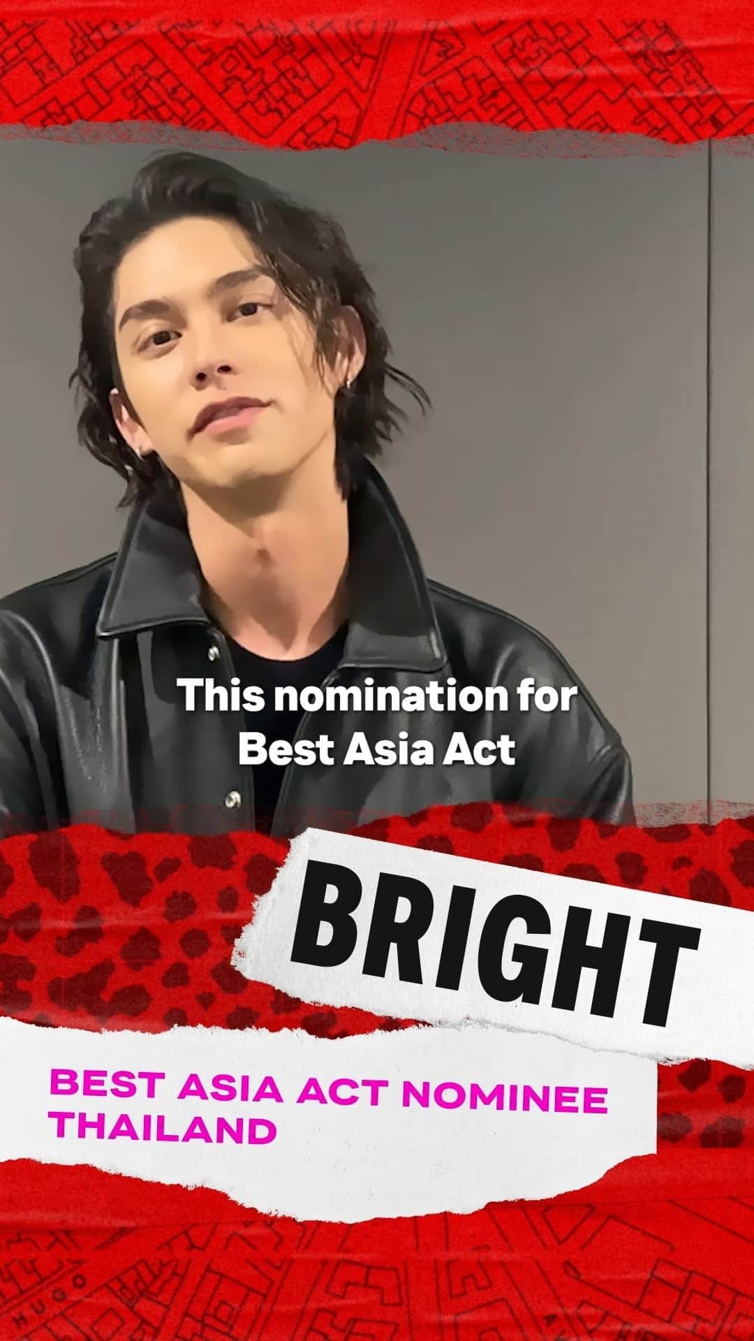 MTV Japanのインスタグラム：「🚨#Bright からコメントが到着！#MTVEMA  11/6（日本時間）にパリで開催される「2023 MTV EMA」🏆 #BestAsiaAct にBright(@bbrightvc)がノミネートされています！   アジアのベストアーティストはあなたの投票で決まります！   ▼投票はこちら https://mtvema.com 〆切:11/1 (水)7:59まで」