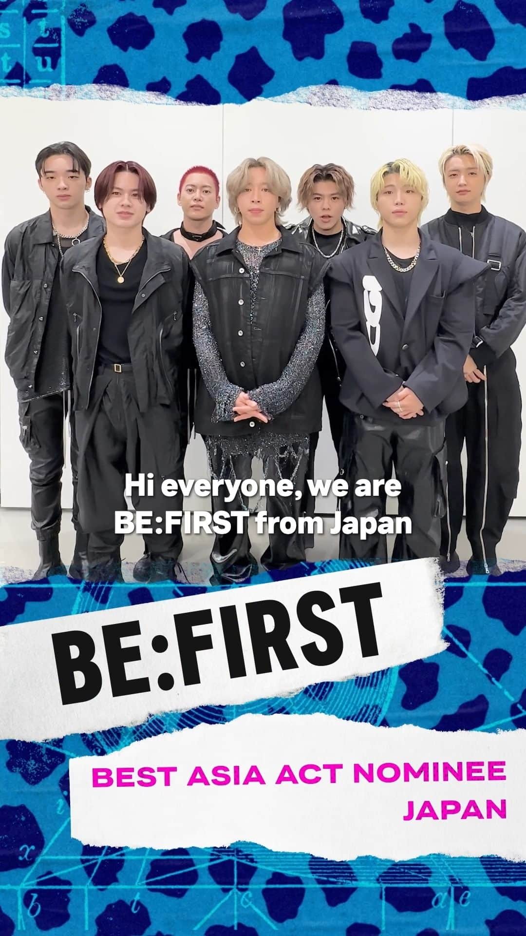 MTV Japanのインスタグラム：「🚨#BEFIRST からコメントが到着！#MTVEMA  11/6（日本時間）にパリで開催される「2023 MTV EMA」🏆 #BestAsiaAct にBE:FIRST(@befirst__official)がノミネートされています！   アジアのベストアーティストはあなたの投票で決まります！   ▼投票はこちら https://mtvema.com 〆切:11/1 (水)7:59まで」