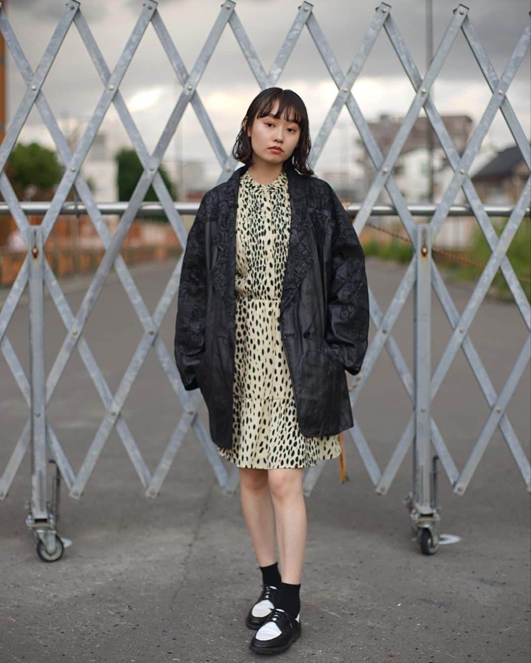 PUNK CAKEのインスタグラム：「♤ NEW ARRIVAL ♤  ◆ 80's Leather dolman big jacket ◆ cheater no collar mini dress  ♡10th Anniversary キャンペーン♡ 送料無料！ 10/4(水)～10/15(日)  今週の営業日は 10/14(土),15(日)となります。 是非お気軽にご来店下さい！  10月営業日/ 10/14,15,20,21,22 営業時間/ 13:00～20:00  住所/ 東京都目黒区鷹番3-4-10 2F  Model / @hamu.katsu.0」