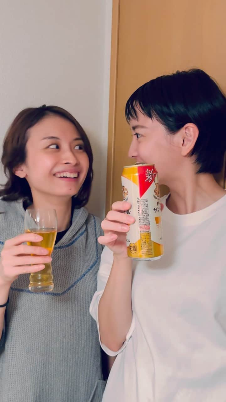 永池南津子のインスタグラム：「この人が夜家に来てくれたのでやっぱり飲んじゃいました。 マッスルコーチ、ごめんなさい。 次回またナイスマッスルさせてください。 #至福の時 #ビール #beer #beerlover #spb #サントリーパーフェクトビール #糖質オフビール  @ourachika  おーらちゃんが、ナツコビアティービーって名前つけてくれました。 #ナツコビアティービー」