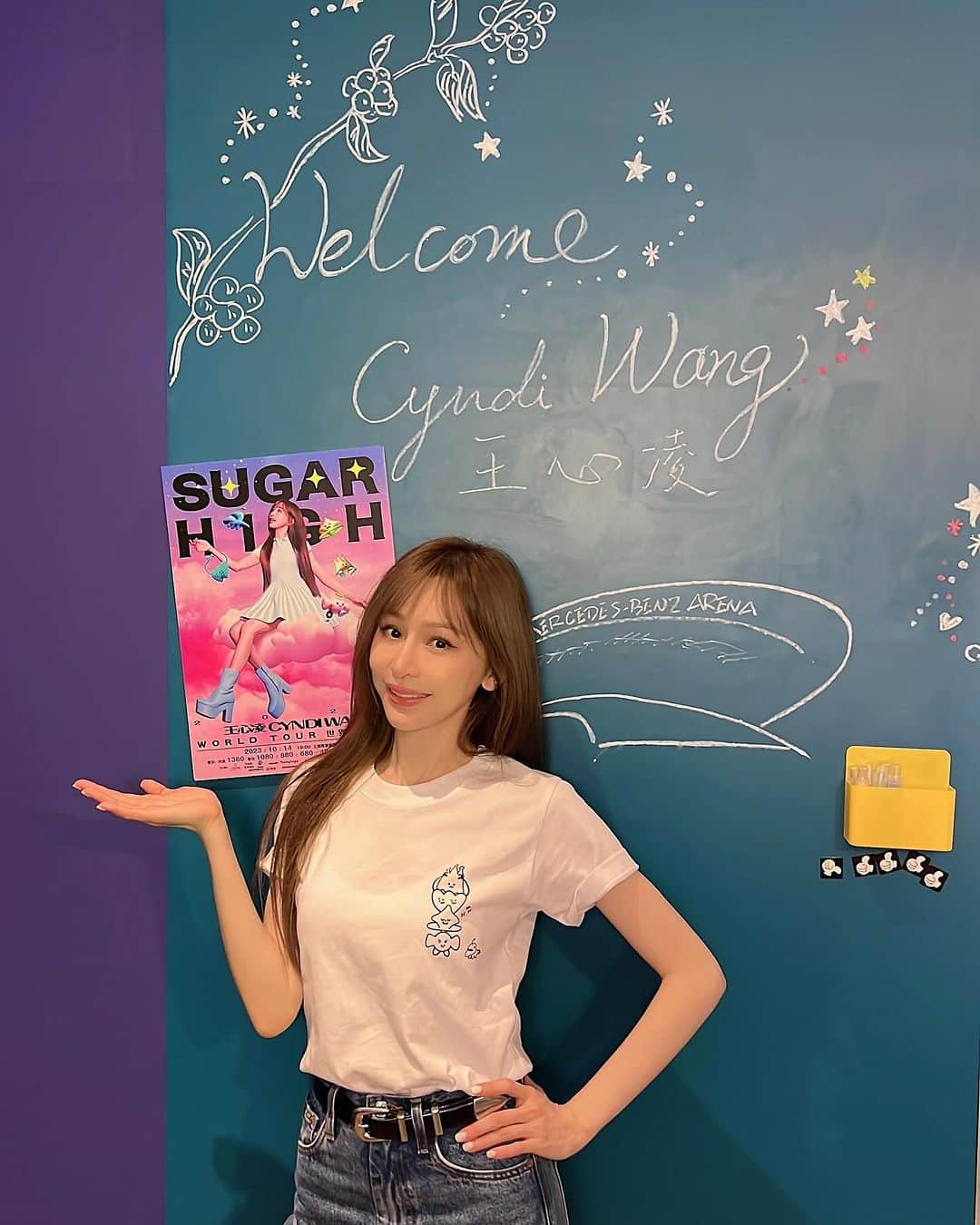 王心凌（Cyndi Wang）さんのインスタグラム写真 - (王心凌（Cyndi Wang）Instagram)「Hi 上海 Let’s SUGAR HIGH🥳」10月13日 19時33分 - cyndiloves2sing