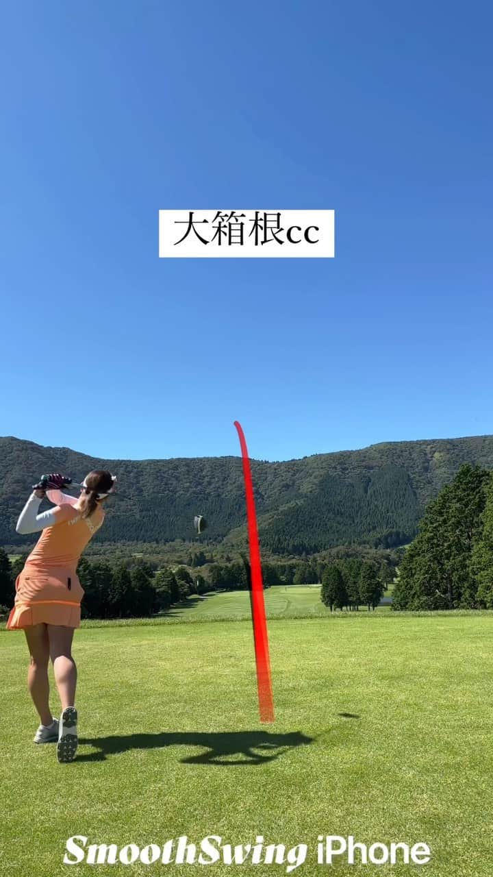 岡田唯花のインスタグラム：「. スイング動画⛳️ . . #ゴルフ #ゴルフ女子 #ゴルフ動画」