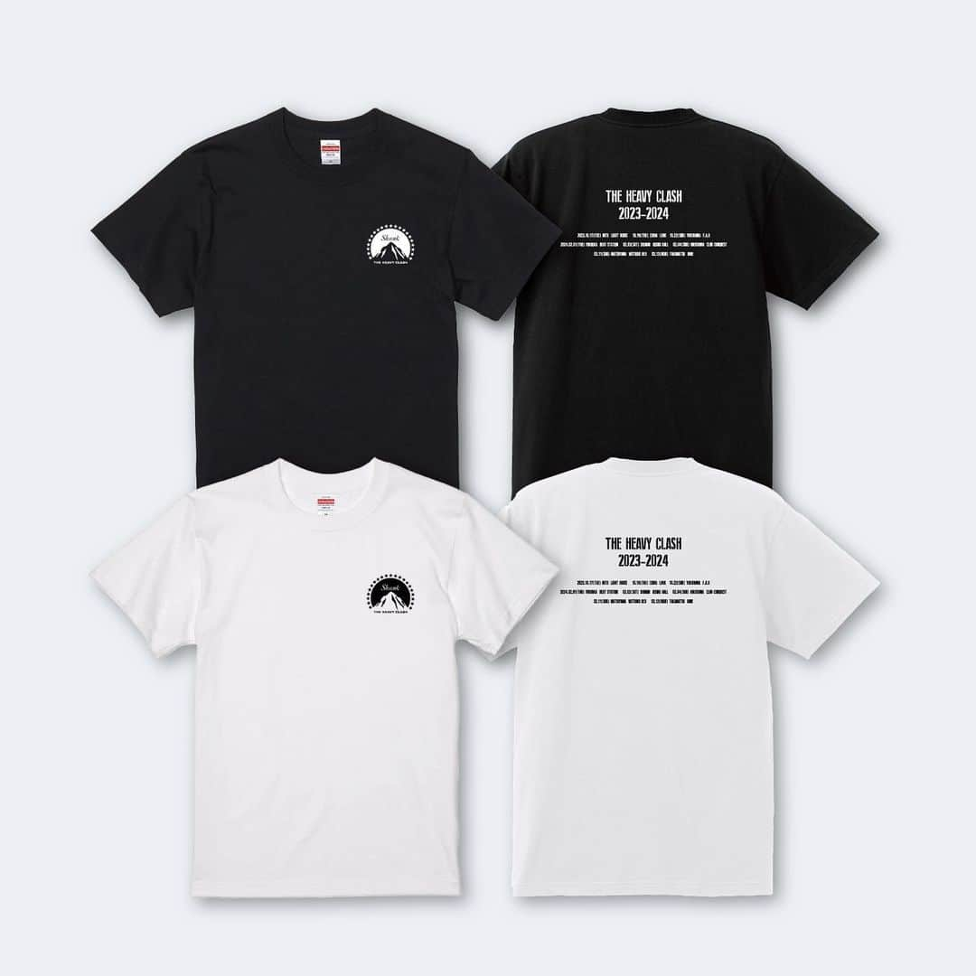 SHANKのインスタグラム：「【GOODS】  "THE HEAVY CLASH 2023-2024" T-SHIRT  "SHANK LOGO" CAP  #SHANK #SHANK095 #SHANK095JPN」