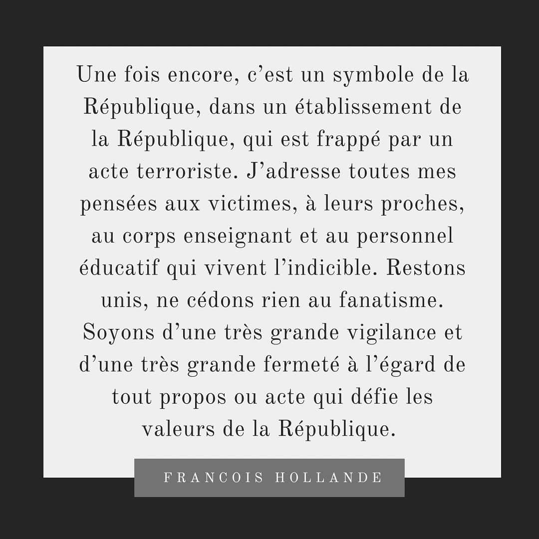 フランソワ・オランドさんのインスタグラム写真 - (フランソワ・オランドInstagram)10月13日 20時12分 - fhollande