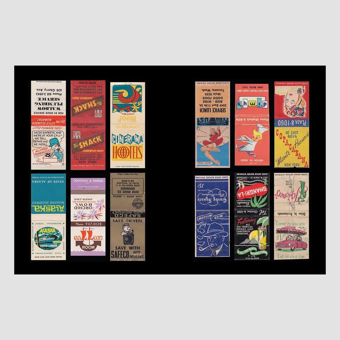 Jason G. Sturgillさんのインスタグラム写真 - (Jason G. SturgillInstagram)「We are glad to announce our second book made in collaboration with illustrator and Art Director Jason Sturgill @jgspdx . This new archive is a compilation of 500+ US Matchbooks from his personal collection (132p). Available at MasalaNoir.com ⚡️⚡️⚡️」10月13日 20時14分 - jgspdx