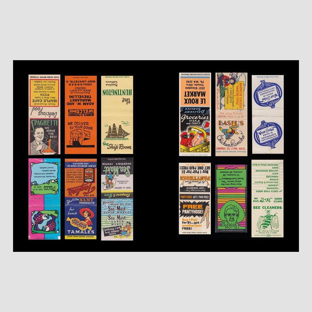 Jason G. Sturgillさんのインスタグラム写真 - (Jason G. SturgillInstagram)「We are glad to announce our second book made in collaboration with illustrator and Art Director Jason Sturgill @jgspdx . This new archive is a compilation of 500+ US Matchbooks from his personal collection (132p). Available at MasalaNoir.com ⚡️⚡️⚡️」10月13日 20時14分 - jgspdx