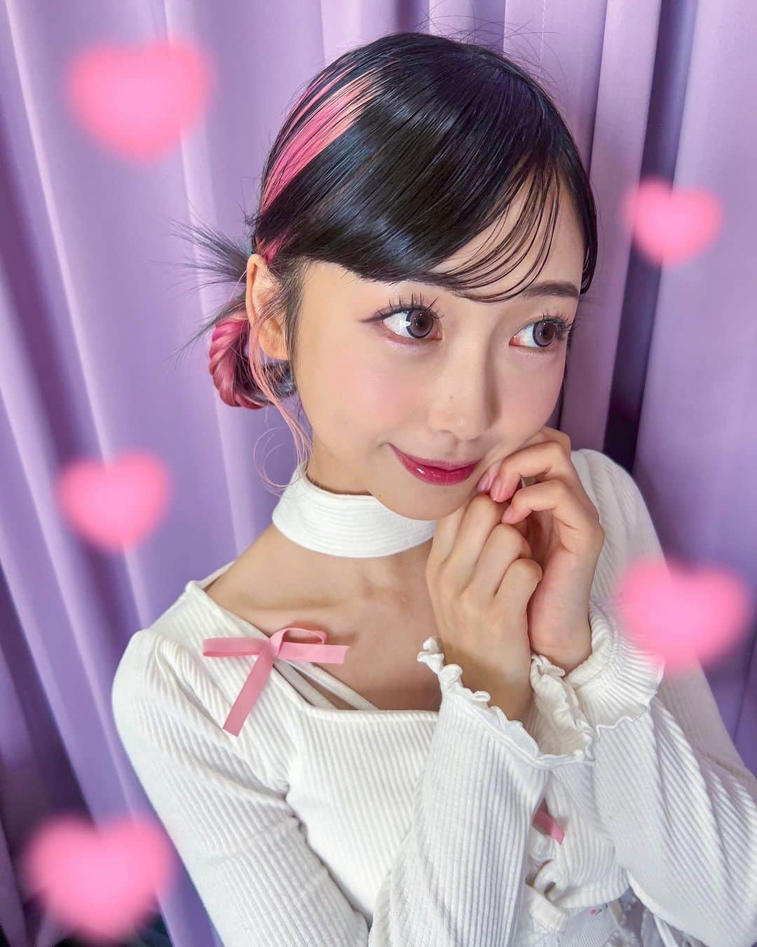 みするのインスタグラム：「Very nice my makeup🩷💄 #kpopアイドルメイク をしてもらった🫶 人生初の　#韓国アイドルメイク で嬉しい🩷 髪の毛もかわいくセットしてもらった🦋🫧 日本でもkpopアイドル風になれて可愛い写真撮れちゃうのが嬉しい🫧 PR @makeup_gekkabijin #韓国メイクサロン #六本木韓国メイク #メイクサロンgekkabijin #韓国アイドルメイク体験 #六本木サロン #韓国アイドル」