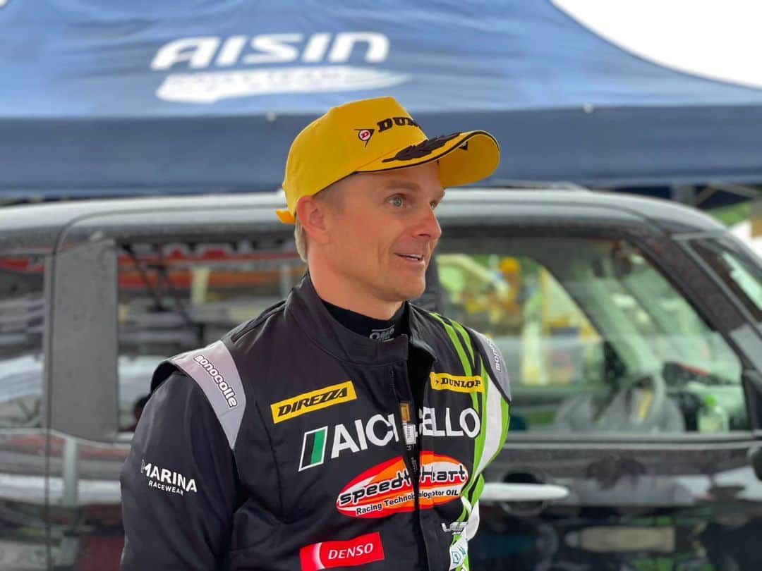 ヘイキ・コバライネンのインスタグラム：「Final round of the Japanese Rally Championship starting tomorrow. Recce done, the stages are looking nice and it's good to be back on tarmac after quite a few gravel events recently 👊🏻👊🏻」