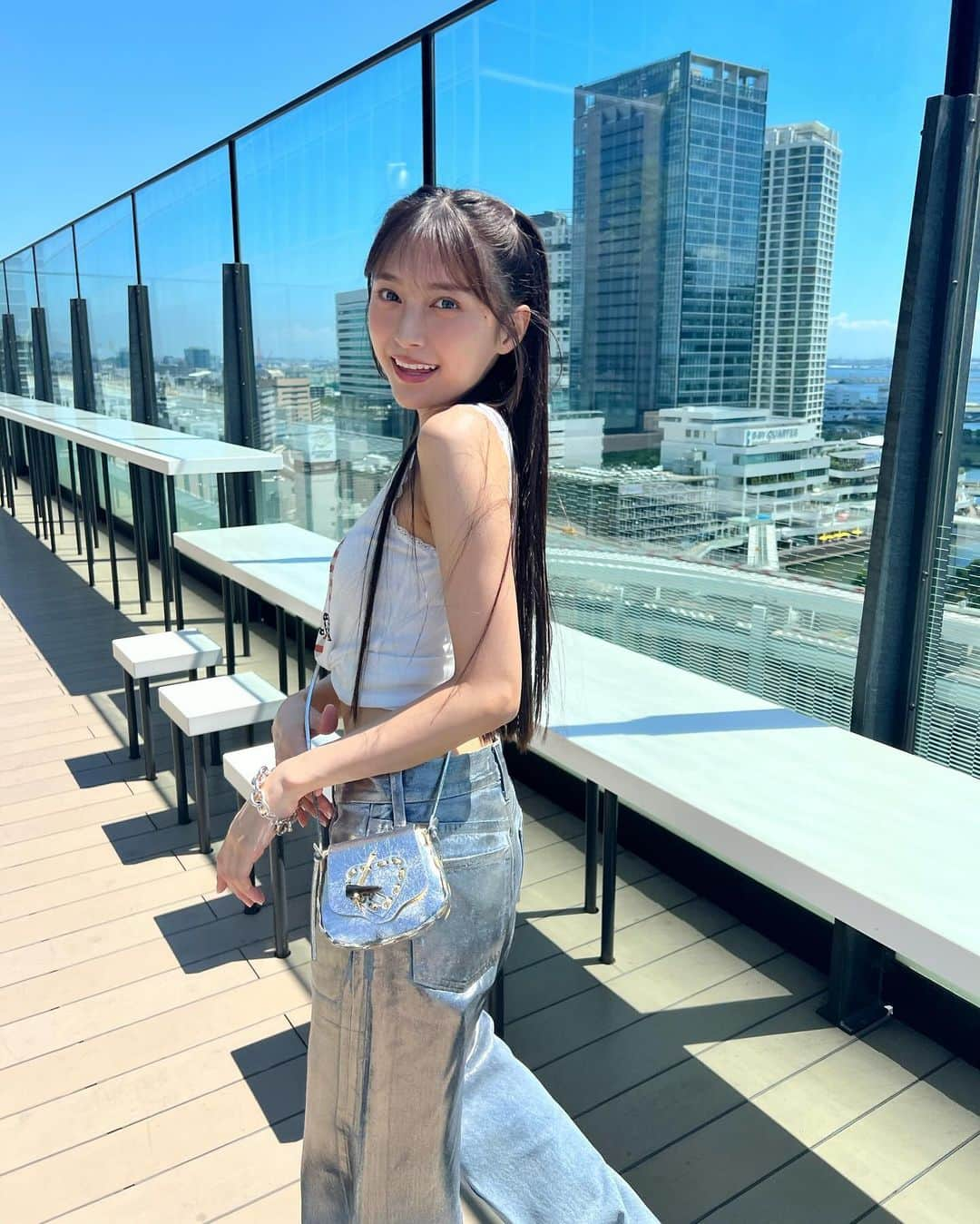 小山リーナさんのインスタグラム写真 - (小山リーナInstagram)「夏服の写真を消費しなくては🫠」10月13日 20時34分 - rina_koyama_box