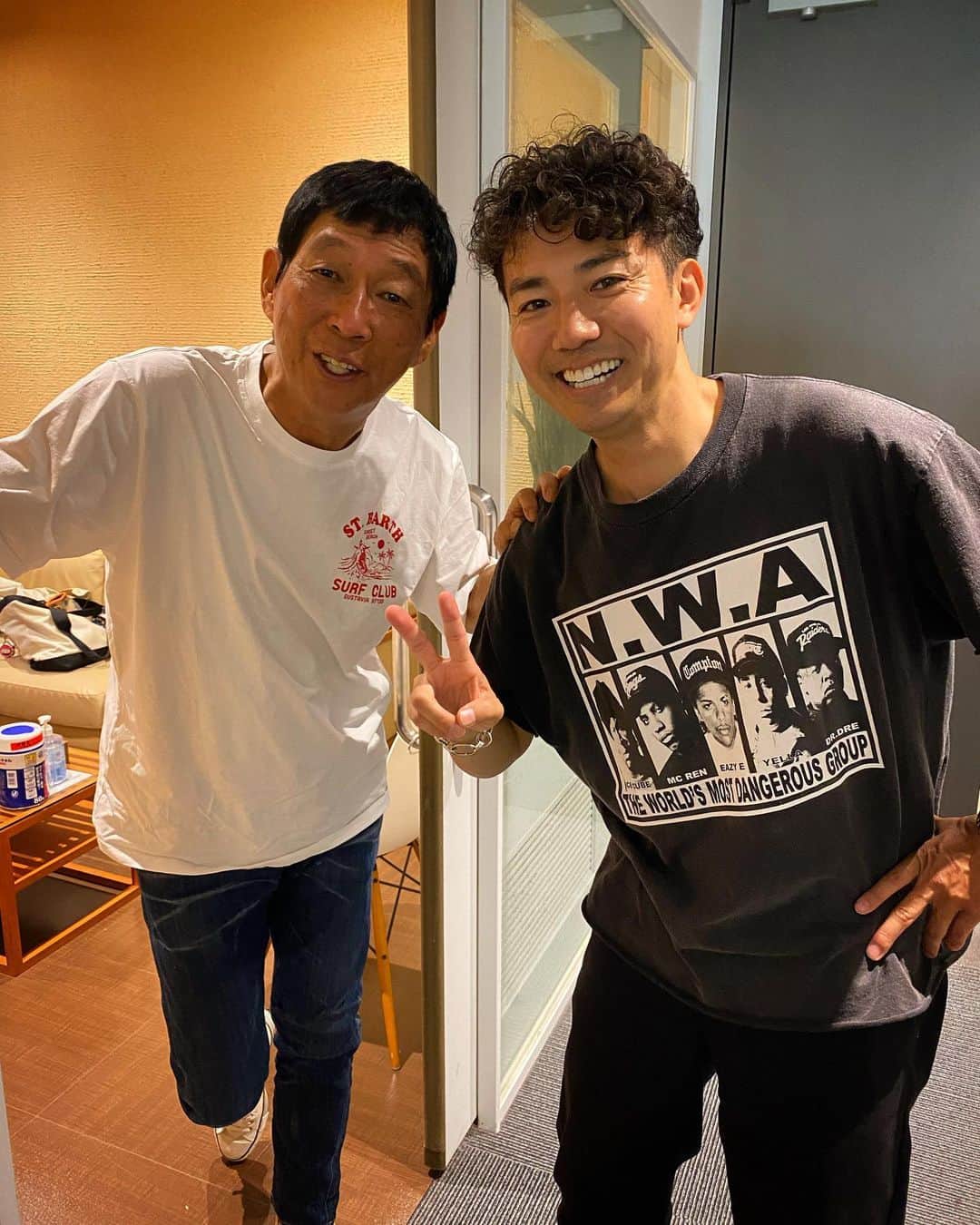 のインスタグラム：「Forever inspiring.  Thank you so much, さんまさん🙂」