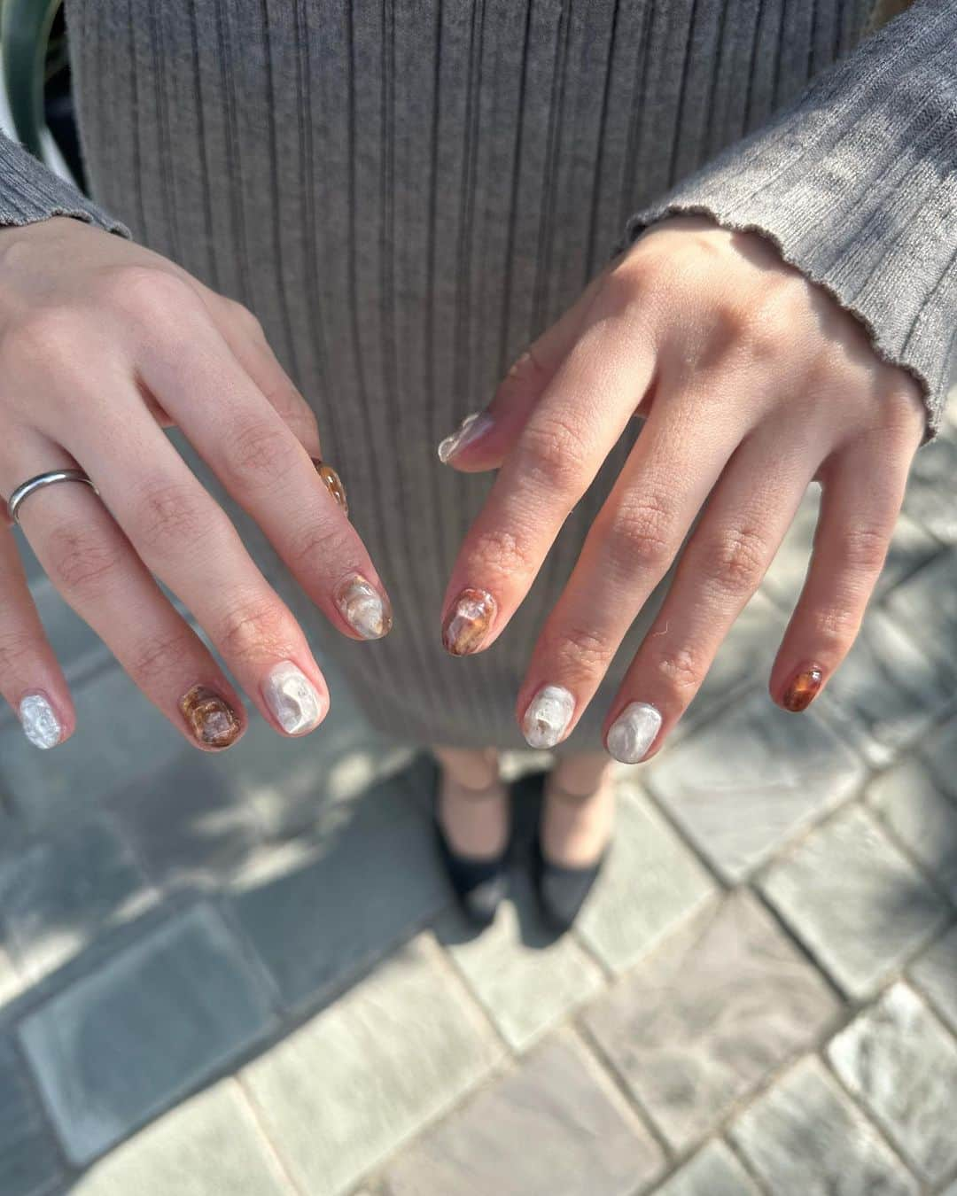 荒谷柚風さんのインスタグラム写真 - (荒谷柚風Instagram)「🍂 nail   @rin_nail911」10月13日 20時41分 - yuzzz1111